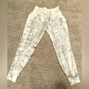 Warm down high rise jogger